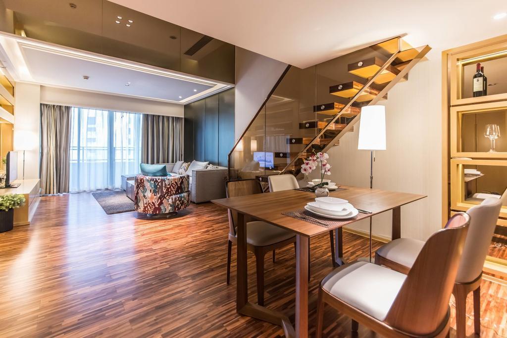 一呆公寓广州保利中达店 Guangzhou Exteriör bild