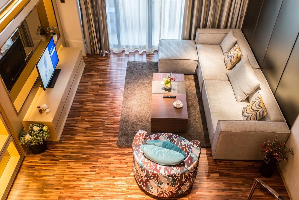 一呆公寓广州保利中达店 Guangzhou Exteriör bild
