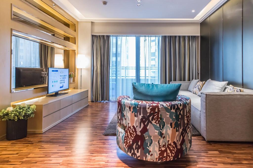 一呆公寓广州保利中达店 Guangzhou Exteriör bild