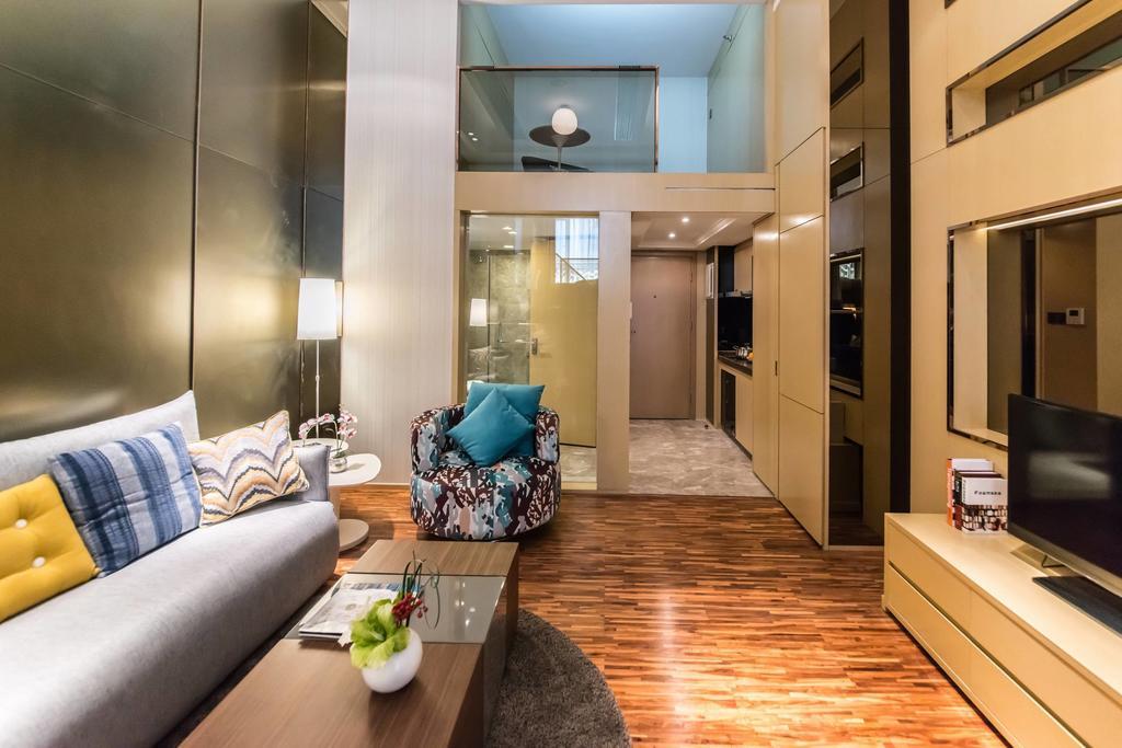 一呆公寓广州保利中达店 Guangzhou Exteriör bild