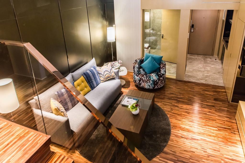 一呆公寓广州保利中达店 Guangzhou Exteriör bild