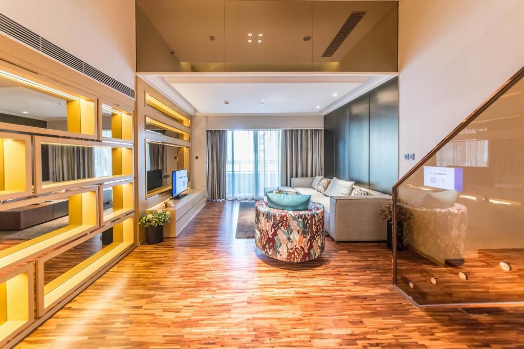 一呆公寓广州保利中达店 Guangzhou Exteriör bild