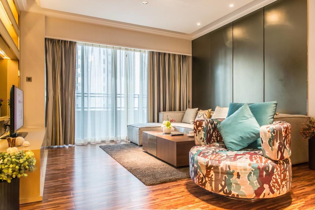 一呆公寓广州保利中达店 Guangzhou Exteriör bild